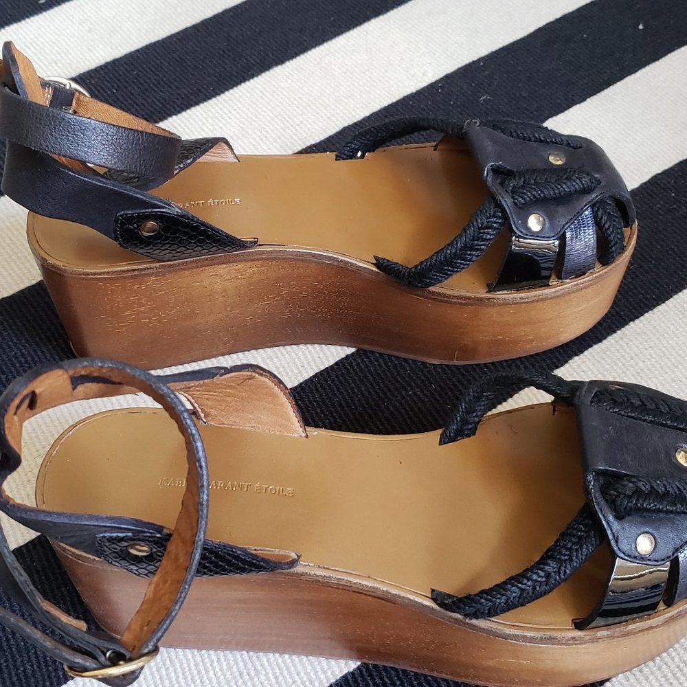 ISABEL MURANT WOOD WEDGES - Picture 7 of 7